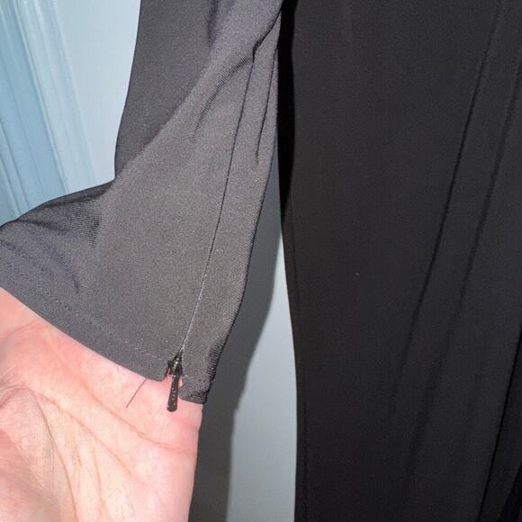 Ieena for MacDuggal Jersey  V-Neck Long Sleeve t Sheath Gown NWT Size 12 - Picture 12 of 12